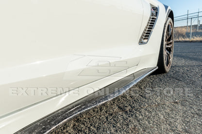 Corvette C7 Z06 Conversion Side Skirts Rocker Panels image 38