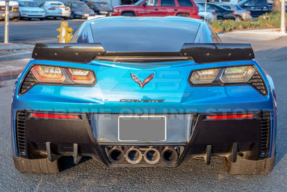 Corvette C7 Rear Bumper Diffuser Fins image 19