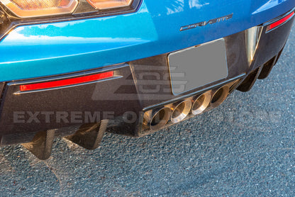 Corvette C7 Rear Bumper Diffuser Fins image 20
