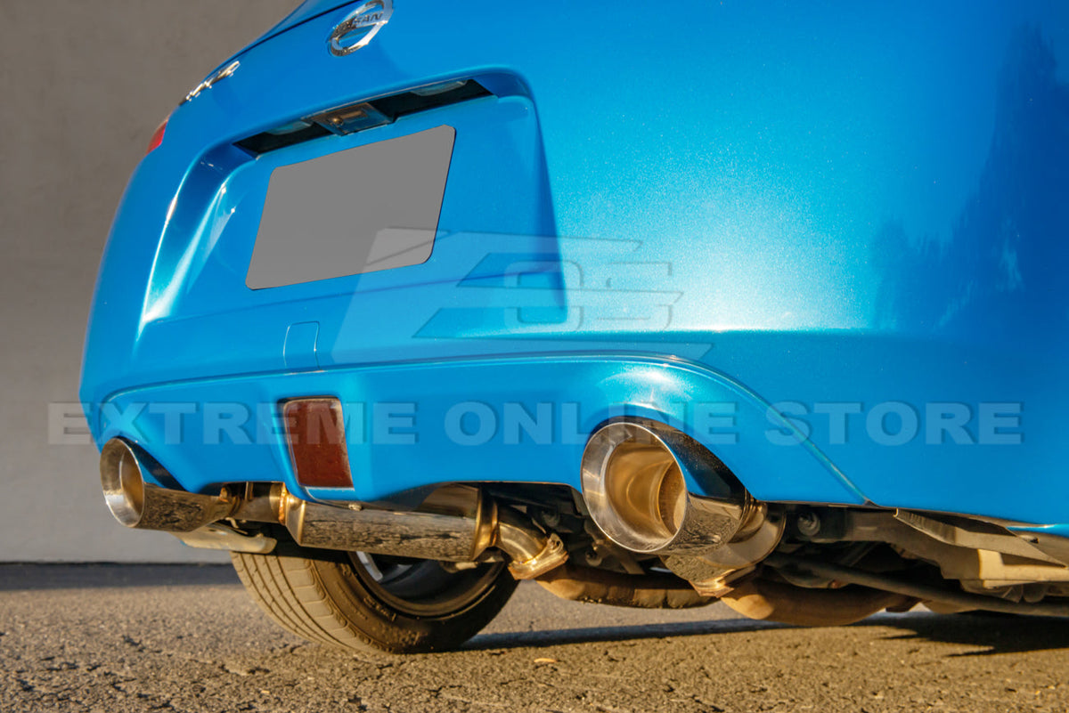 Nissan 370Z | Infiniti Q60 | G37 Coupe Axle Back 4.5 Dual Tips Exhaust image 5
