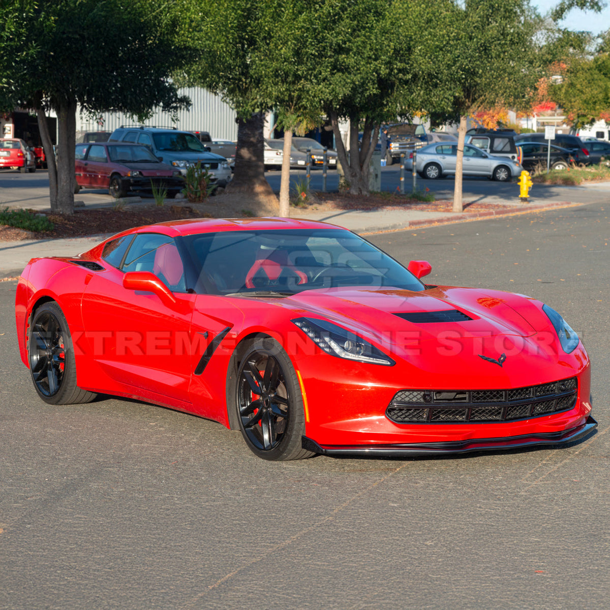Chevrolet Corvette C7 Stage 2 Front Splitter With Side End Caps image 3