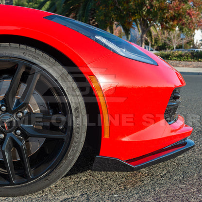 Chevrolet Corvette C7 Stage 2 Front Splitter With Side End Caps image 8
