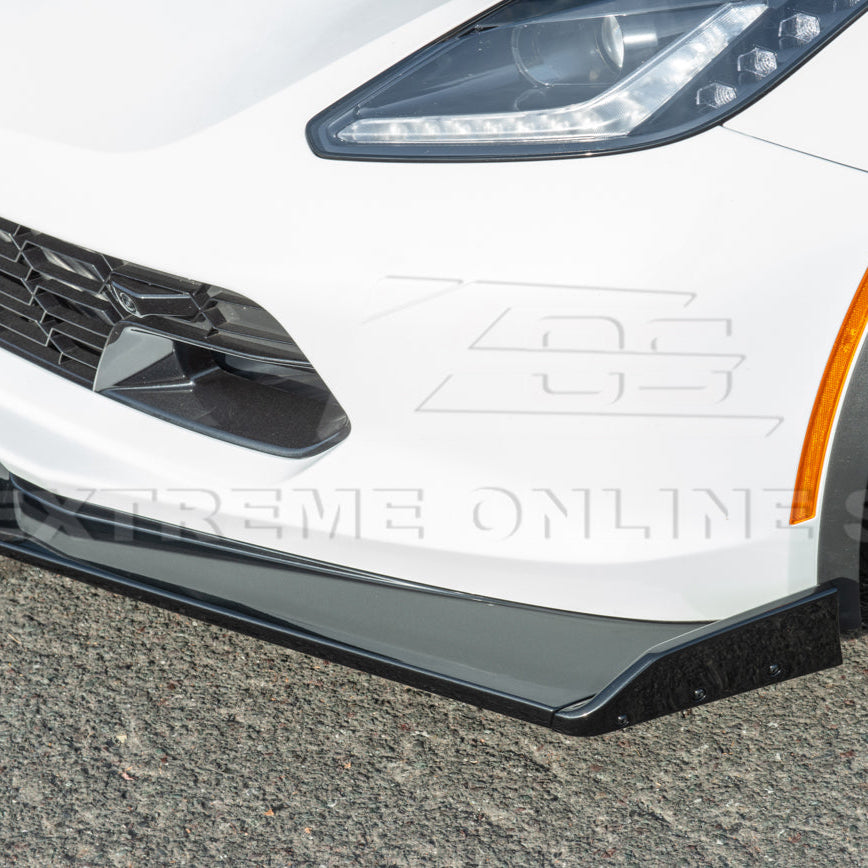 Corvette C7 Stage 2.5 ZR1 Conversion Extended Front Splitter image 8
