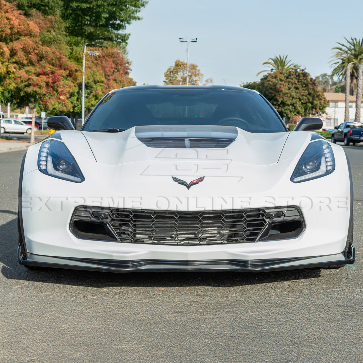 Corvette C7 Stage 2.5 ZR1 Conversion Extended Front Splitter image 6