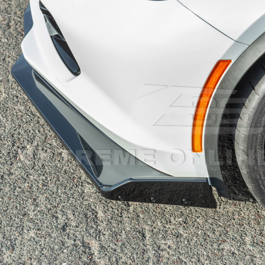Corvette C7 Stage 2.5 ZR1 Conversion Extended Front Splitter image 10