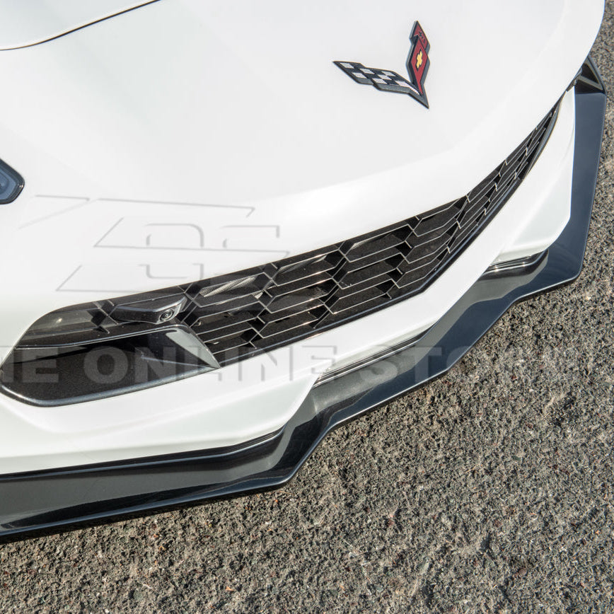 Corvette C7 Stage 2.5 ZR1 Conversion Extended Front Splitter image 11