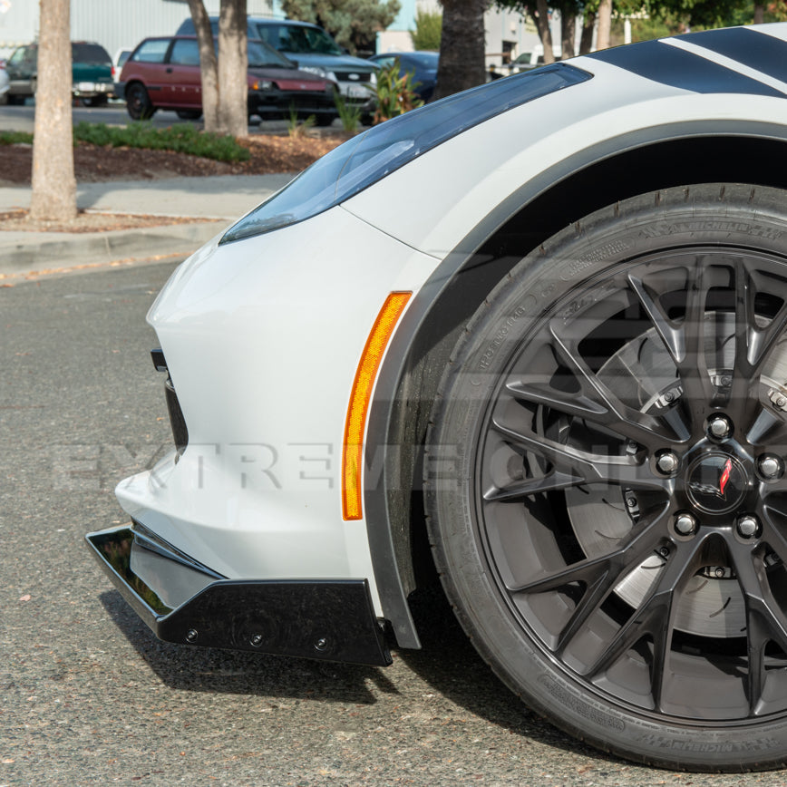 Corvette C7 Stage 2.5 ZR1 Conversion Extended Front Splitter image 7