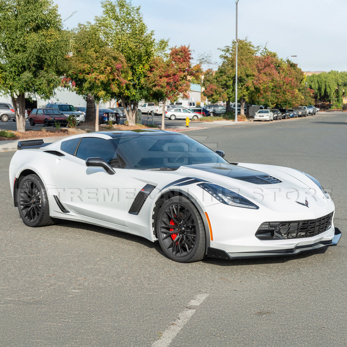 Corvette C7 Stage 2.5 ZR1 Conversion Extended Front Splitter image 5