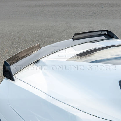 Corvette C7 DRY CARBON FIBER Rear Spoiler Side Winglets image 7