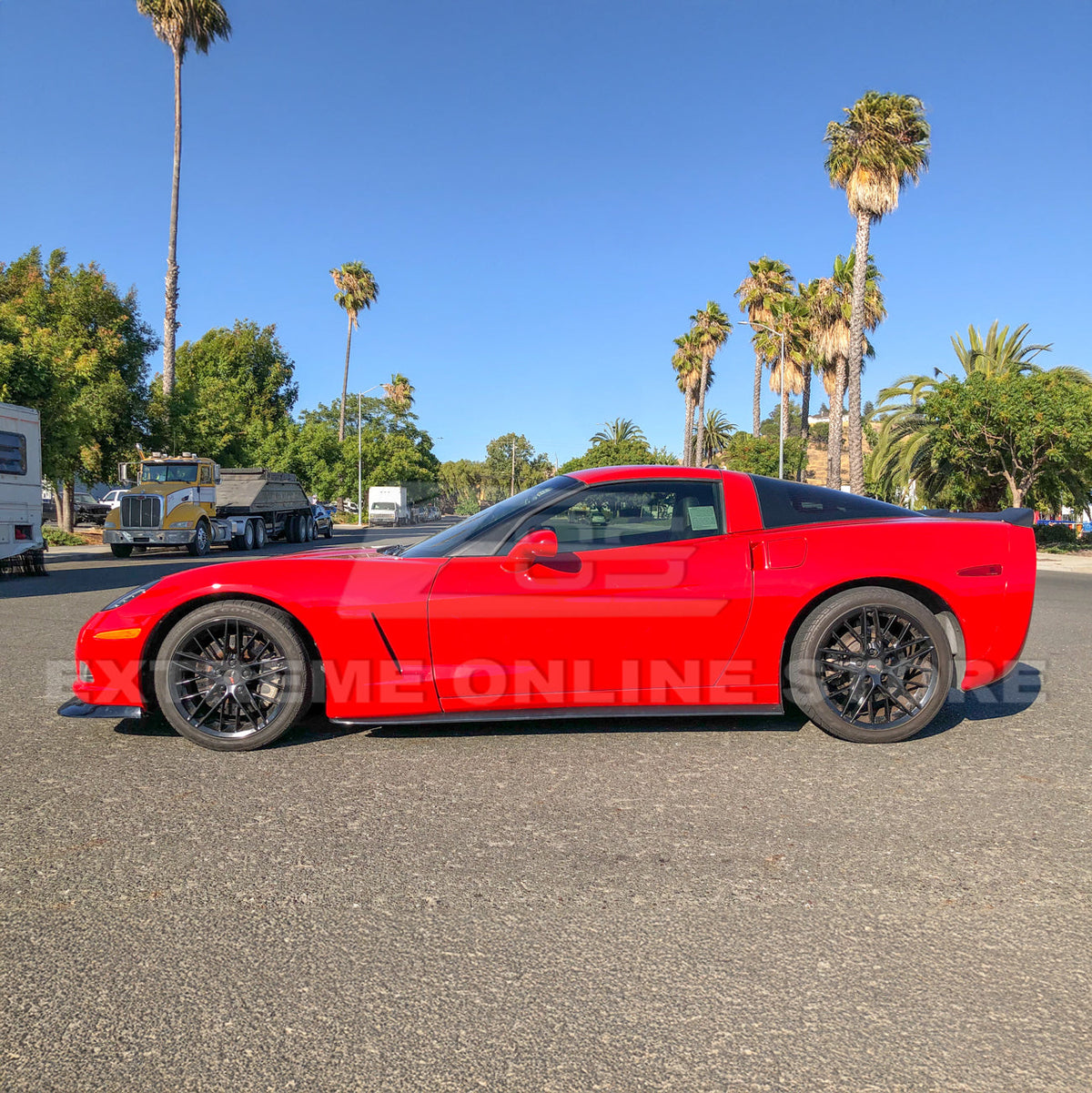 Corvette C6 Base | ZR1 Conversion Side Skirts Rocker Panels image 6