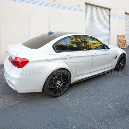 2014-20 BMW F80 M3 Extended Carbon Fiber Side Skirts Rocker Panels image 3