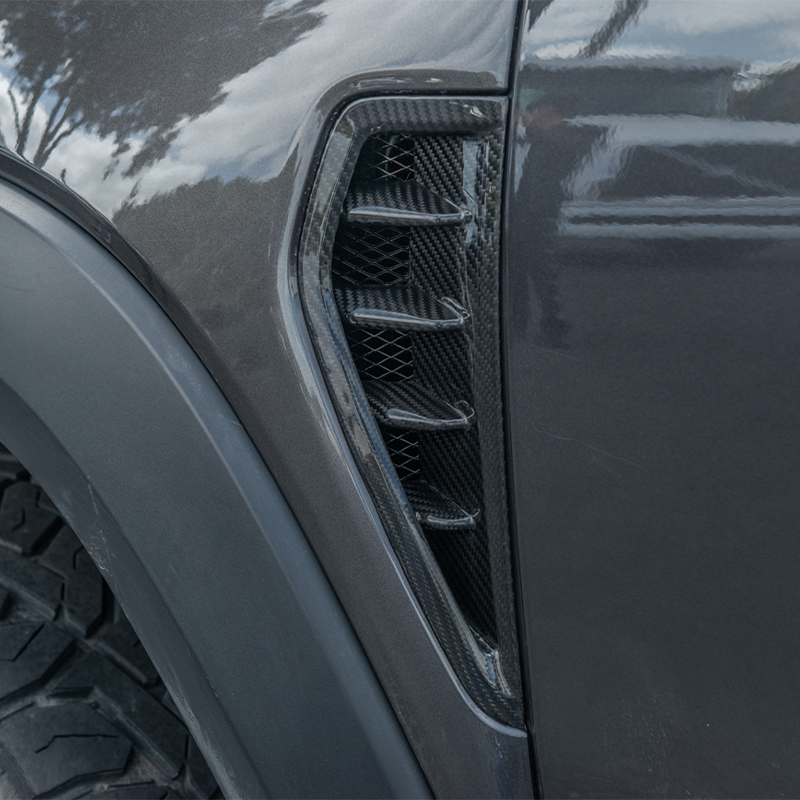 2019-Up Ram 1500 TRX Carbon Fiber Side Door Fender Vent Trim image 3