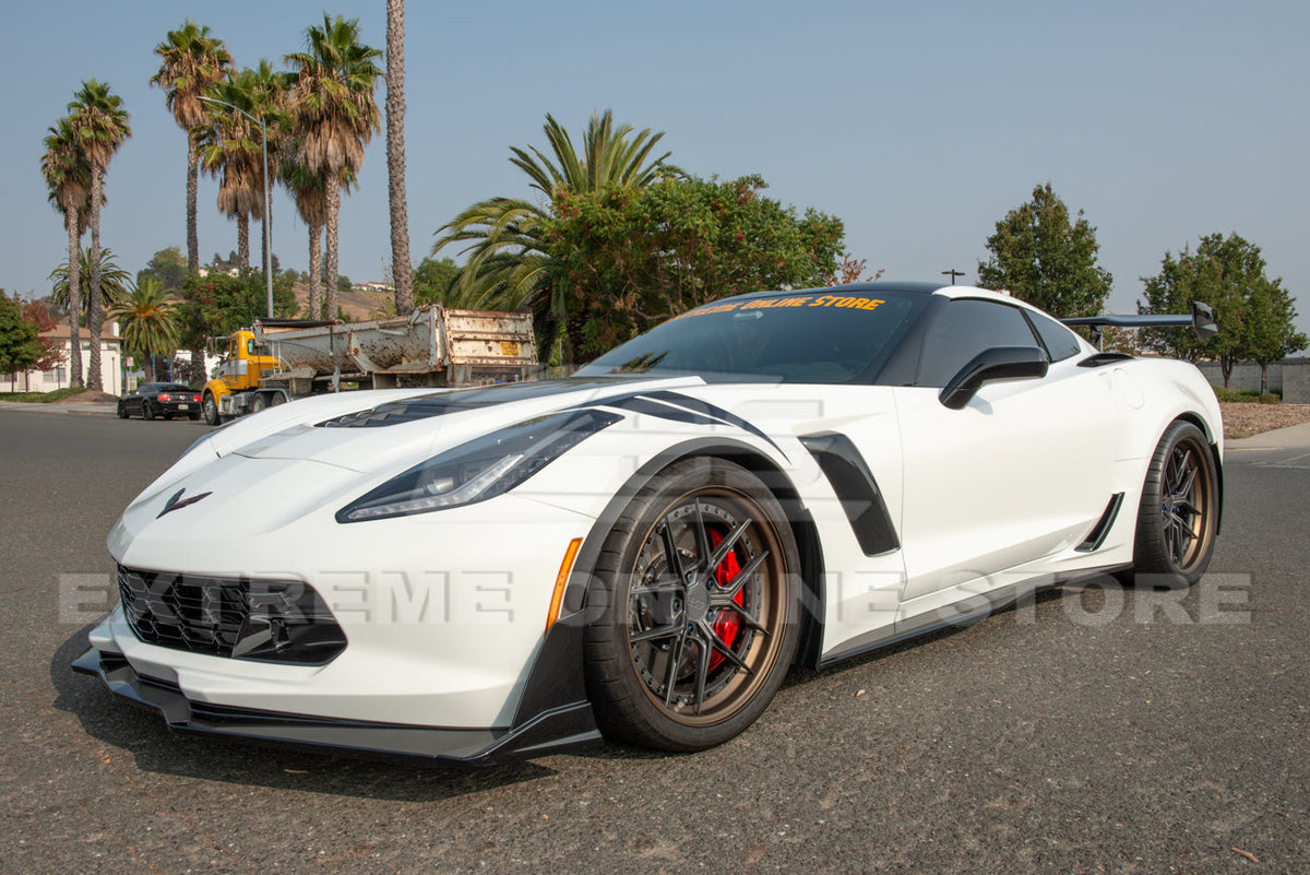 Chevrolet Corvette C7 Extended Front Splash Guards image 16