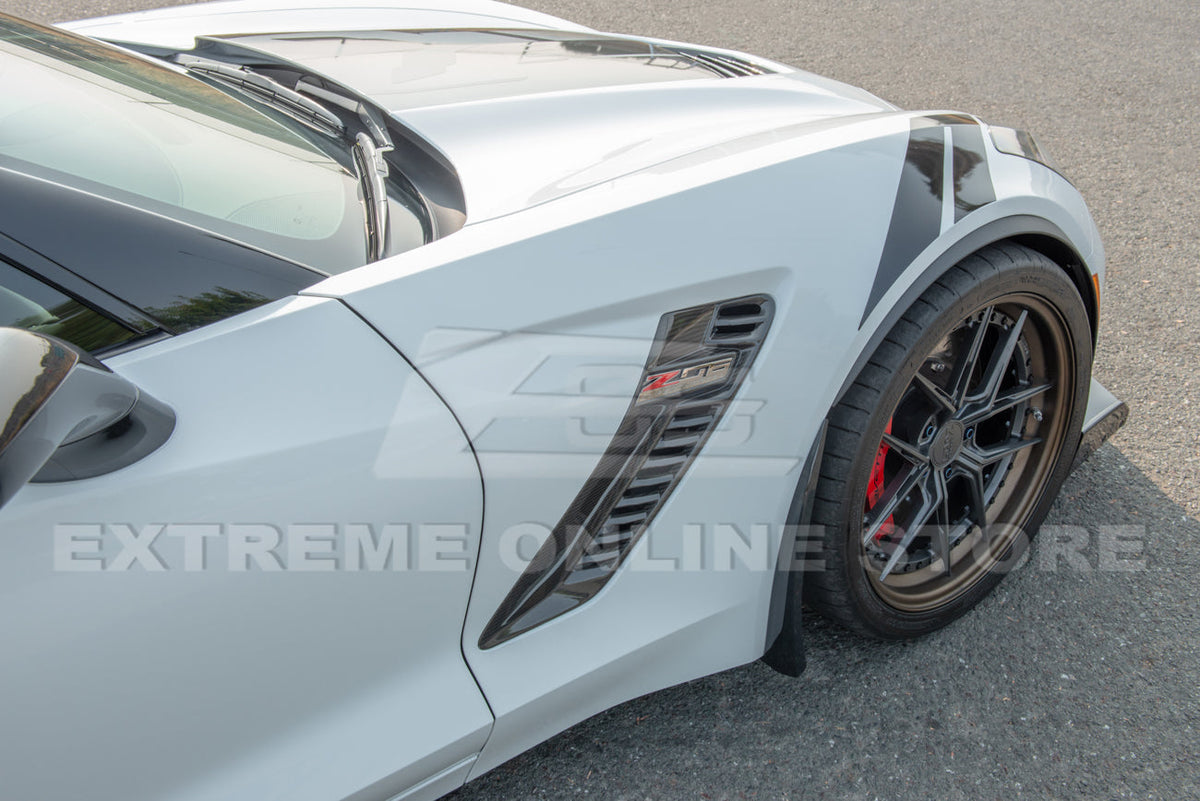 Chevrolet Corvette C7 Extended Front Splash Guards image 5