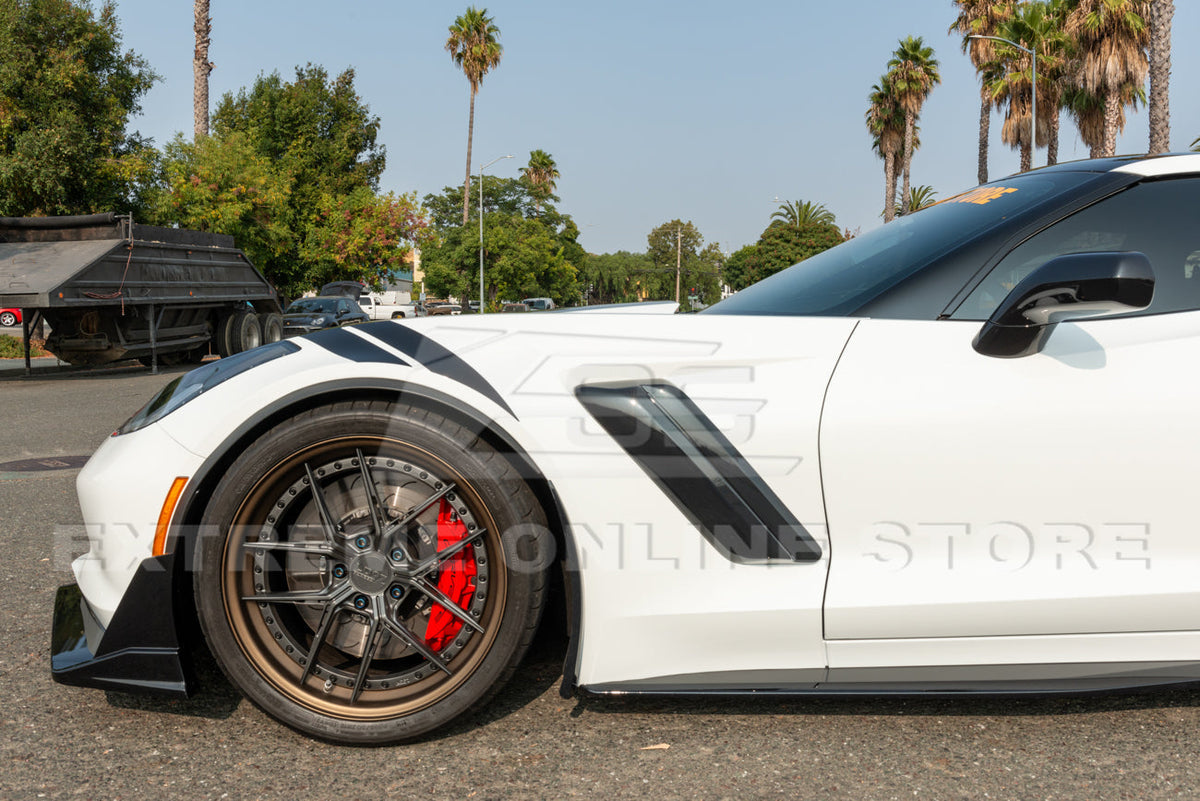 Chevrolet Corvette C7 Extended Front Splash Guards image 8