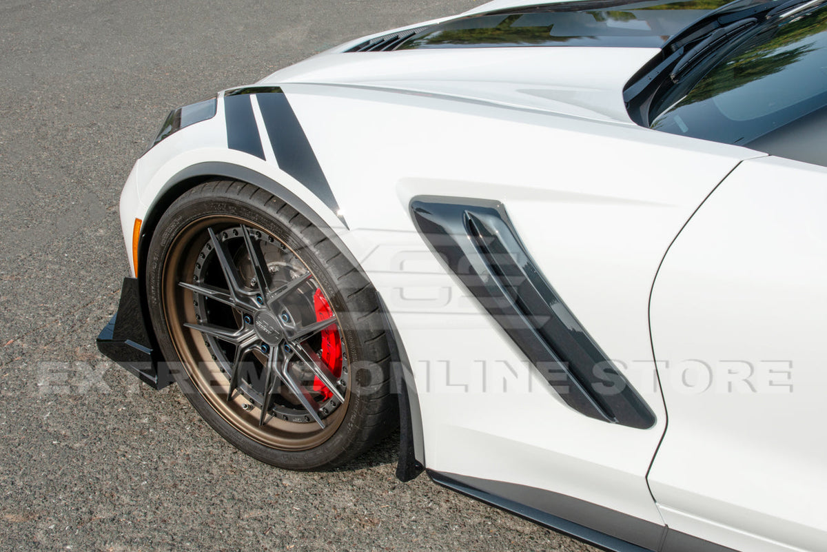 Corvette C7 Extended Front & Rear Splash Guards image 5