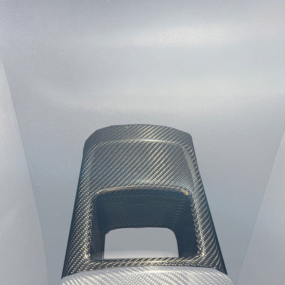 2020-Up Toyota GR Supra Carbon Fiber JDM Factory Style Rear Center Storage Compartment Cover image 12