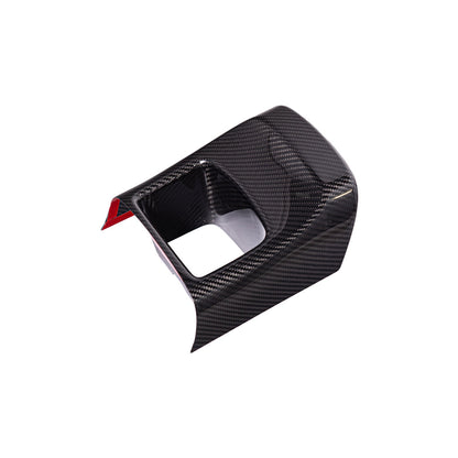 2020-Up Toyota GR Supra Carbon Fiber JDM Factory Style Rear Center Storage Compartment Cover image 3