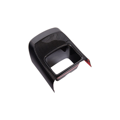 2020-Up Toyota GR Supra Carbon Fiber JDM Factory Style Rear Center Storage Compartment Cover image 7