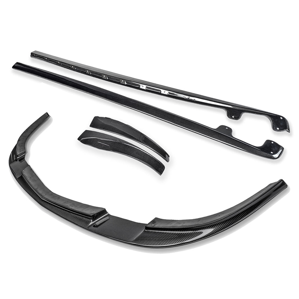 Corvette C6 Grand Sport / Z06 Front Splitter Lip Side Skirts Rocker Panels image 1