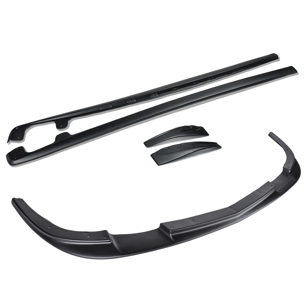 Corvette C6 Grand Sport / Z06 Front Splitter Lip Side Skirts Rocker Panels image 3
