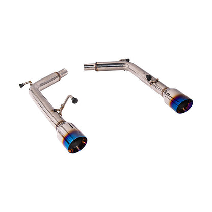 2007-2014 Infiniti G35 G37 Sedan Muffler Delete Axle Back Dual Burnt Tips Exhaust image 12