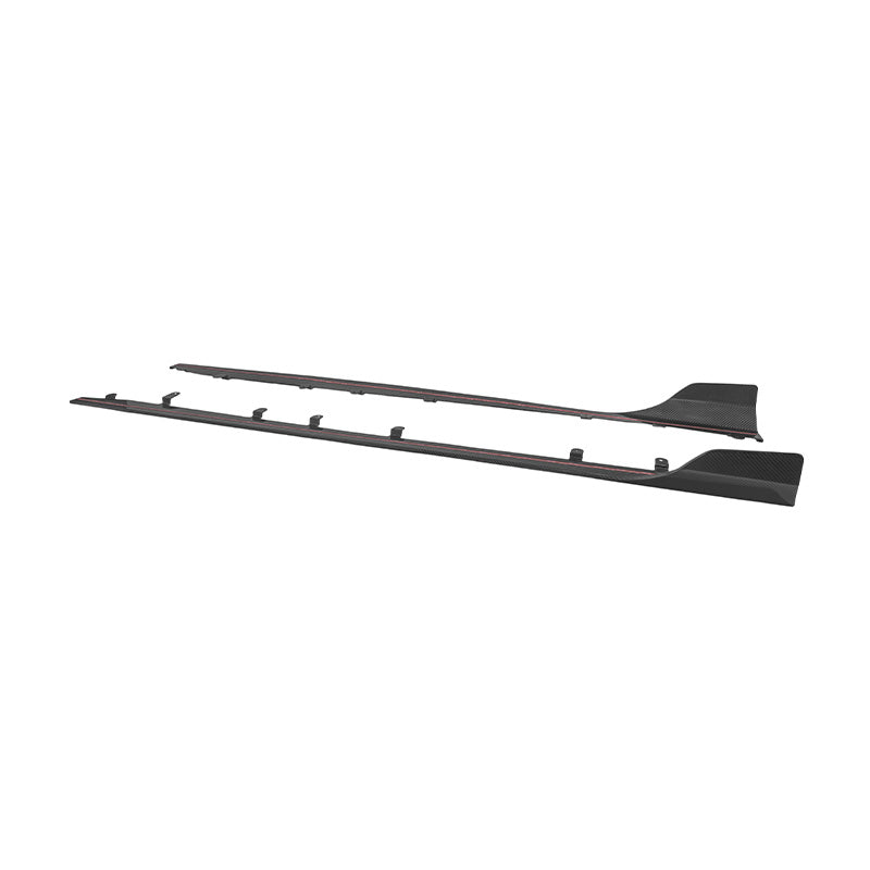 2023-Up BMW G87 M2 | TR Style Dry CARBON FIBER Side Skirts Rocker Panel Extension image 2