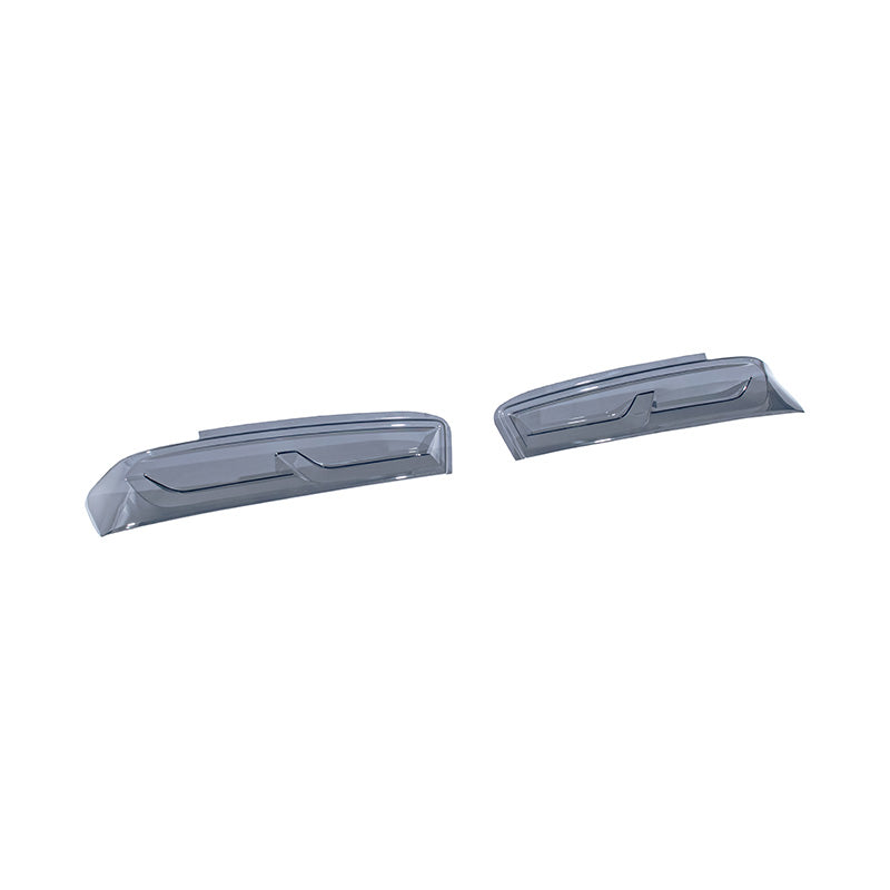 2016-18 Chevrolet Camaro SMOKE TINTED Rear Tail Light Trim Bezel Cover Pair image 2
