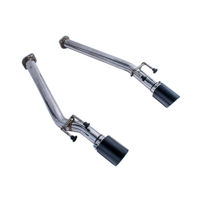 2005-06 Pontiac GTO T-304 Muffler Delete Axle Back Dual Black Tips Exhaust image 1