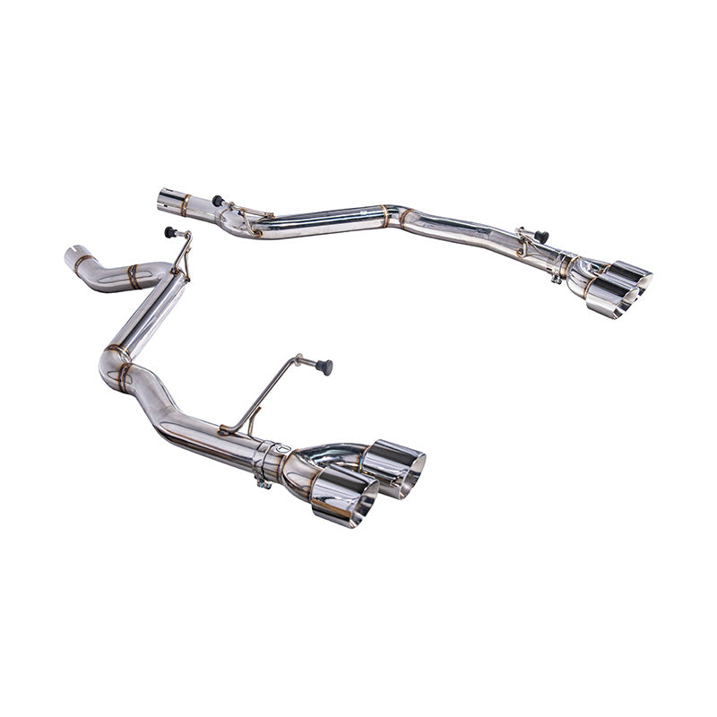 2024+ Mustang GT Muffler Delete Axle Back Quad Tips Exhaust image 3