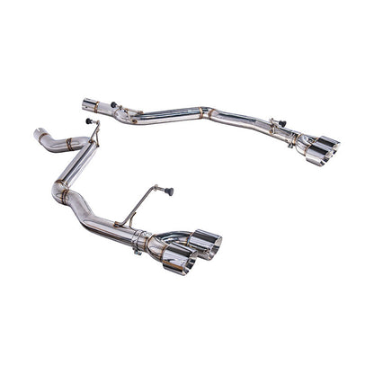 2024+ Mustang GT Muffler Delete Axle Back Quad Tips Exhaust image 3