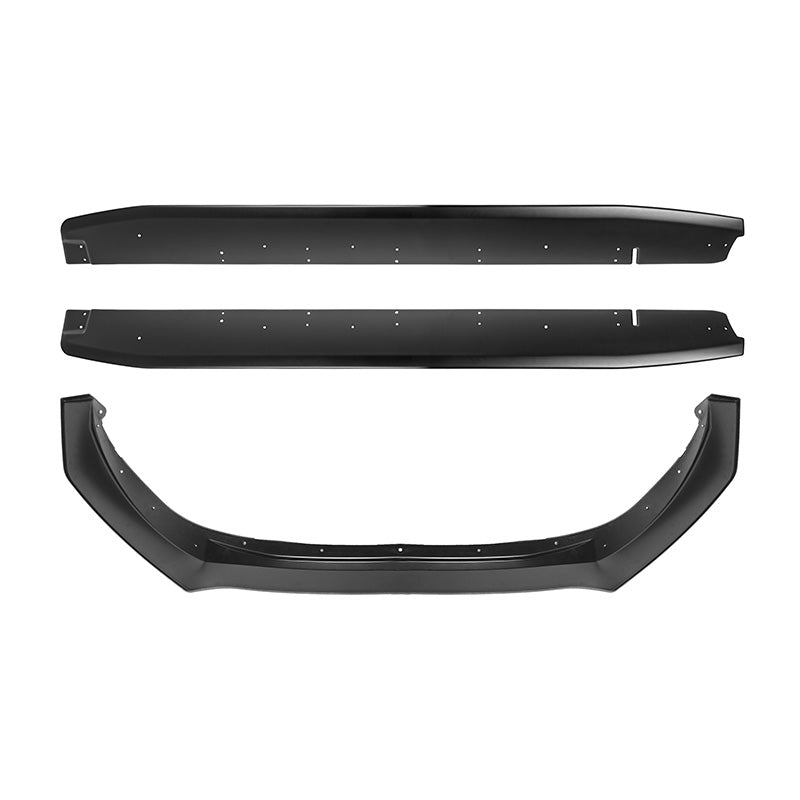 2022-Up Toyota GR86 CS Style Matte Black Front Splitter Lip Side Skirts Kit image 1