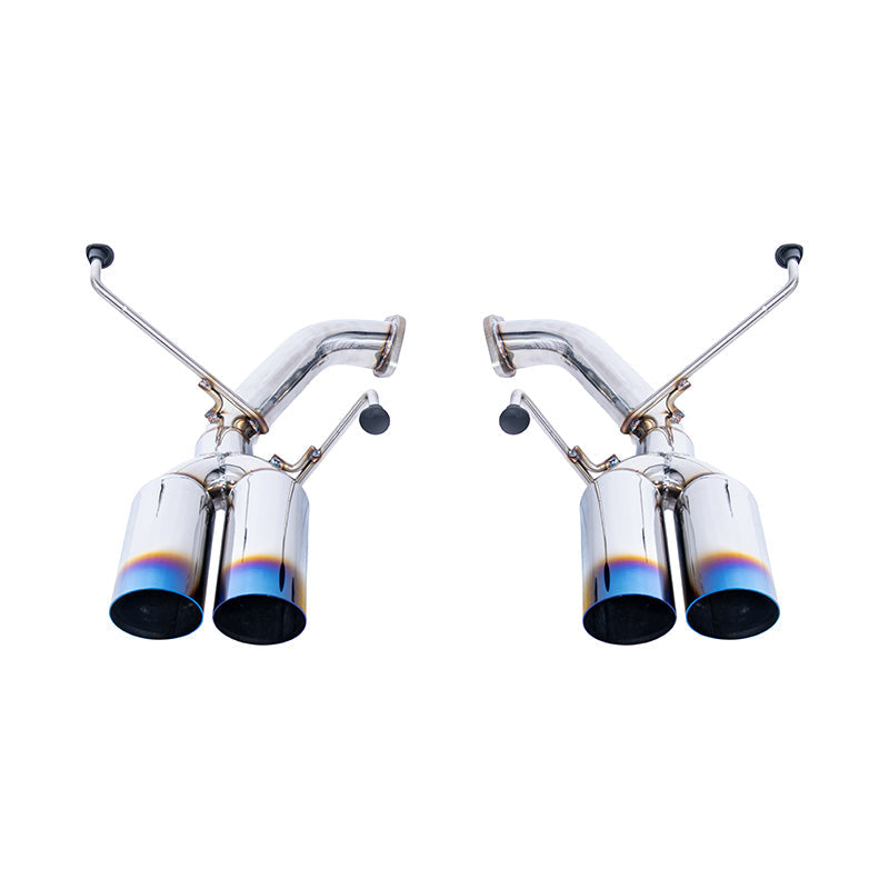 2022-Up Subaru WRX | Boso Muffler Delete Quad Burnt Tips Axle Back Exhaust image 24