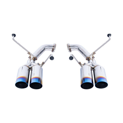 2022-Up Subaru WRX | Boso Muffler Delete Quad Burnt Tips Axle Back Exhaust image 24