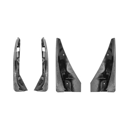 2016-19 Cadillac CTS-V | DRY CARBON FIBER Front and Rear Mud Flaps Splash Guard image 2