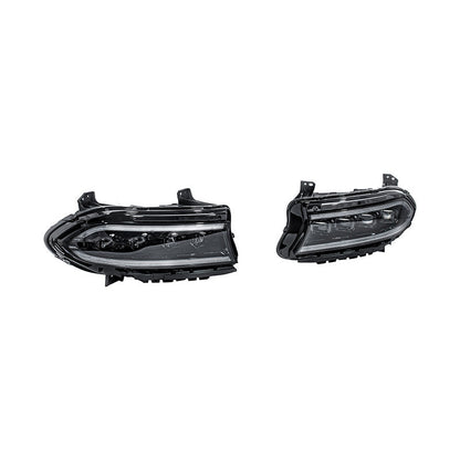 2015-23 Charger EOS Performance LED DRL Sequential Signal Projector Headlights image 2
