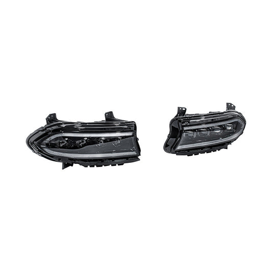 2015-23 Charger EOS Performance LED DRL Sequential Signal Projector Headlights image 2