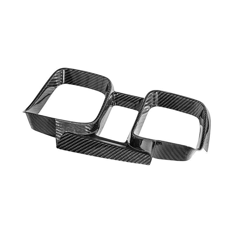2010-15 Chevrolet Camaro Dry Carbon Fiber Dashboard Cluster Trim Cover image 1