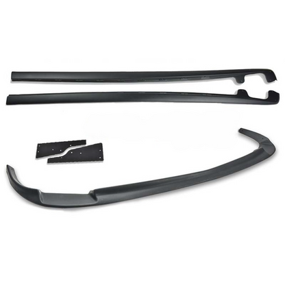 Corvette C6 Base | ZR1 Conversion Front Splitter Lip Side Skirts Rocker Panels image 24