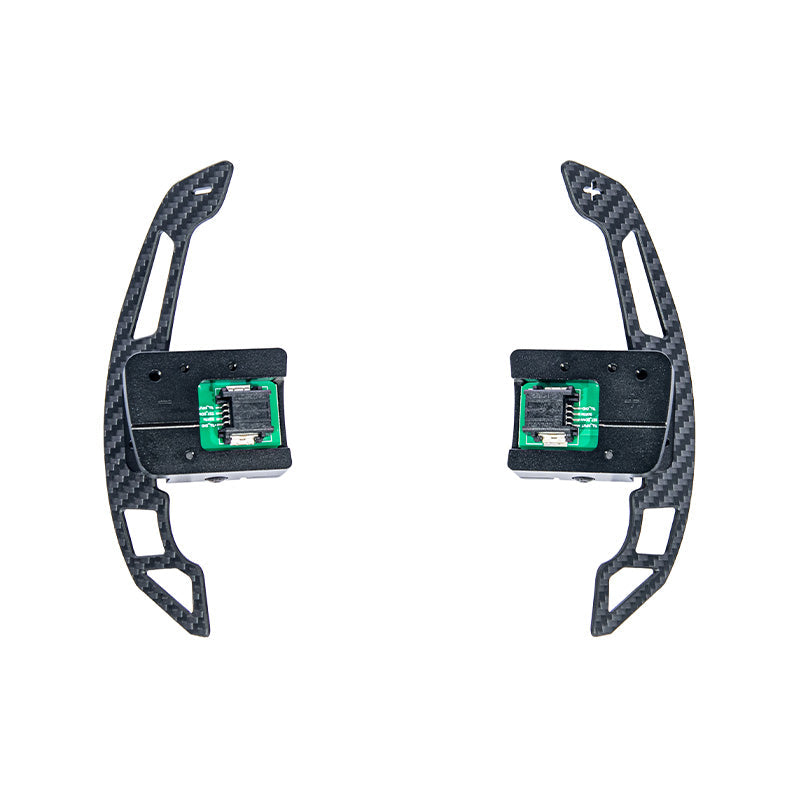 2015-23 Ford Mustang Steering Wheel Magnetic Paddle Shifter Pair image 2