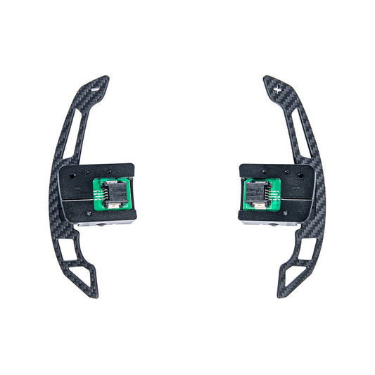 2015-23 Ford Mustang Steering Wheel Magnetic Paddle Shifter Pair image 2