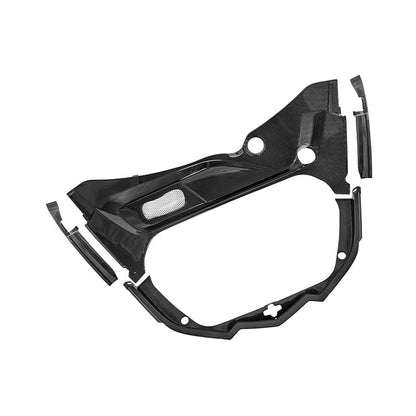 Corvette C8 DRY CARBON FIBER Front Trunk Trim Cover Kit image 2