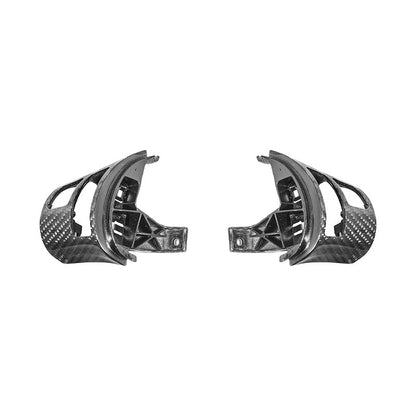 Corvette C6 Dry Carbon Fiber Steering Wheel Button Control Bezel Covers image 15