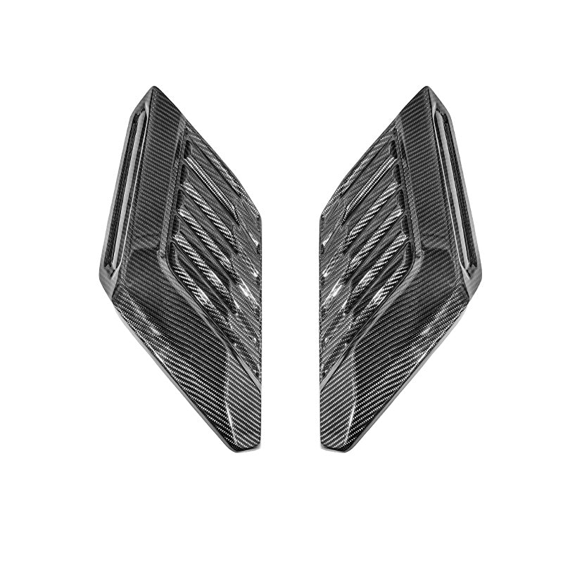 2022-Up Toyota Tundra | TRD Pro Style CARBON FIBER Front Hood Side Vent Cover image 1