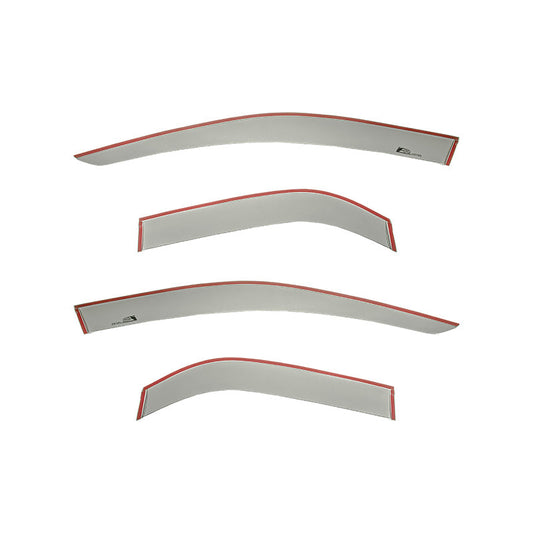 2003-08 Cadillac CTS Smoke Tinted Side Vent Window Rain Deflectors image 1
