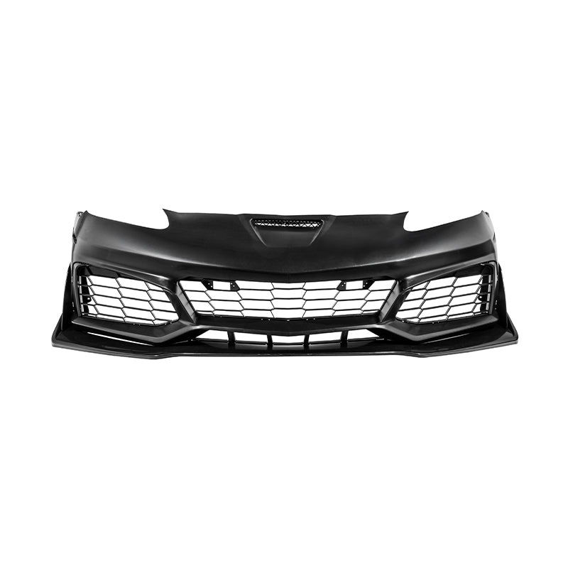 2005-2013 Corvette C6 Base | C7 ZR1 Style Primed Front Bumper Conversion Kit image 2