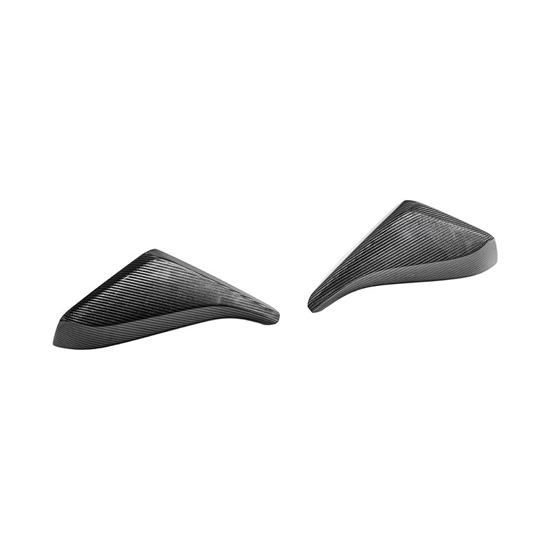2010-15 Chevrolet Camaro Dry Carbon Fiber Mirror Cover Cap Pair image 1