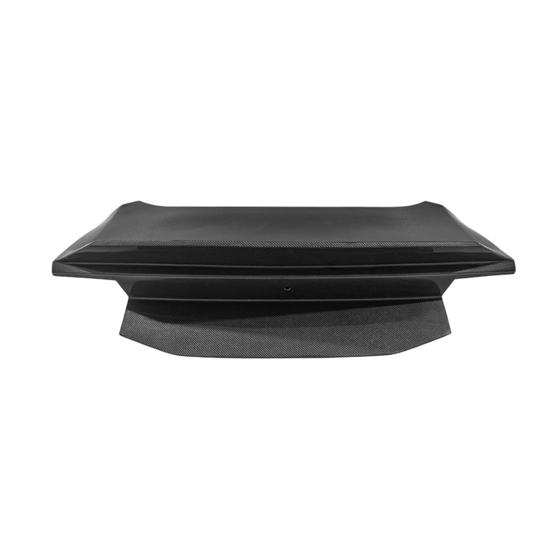 2024-Up Ford Mustang S650 | Super Snake Style Carbon Fiber Rear Trunk Lid with Integrated Spoiler image 2
