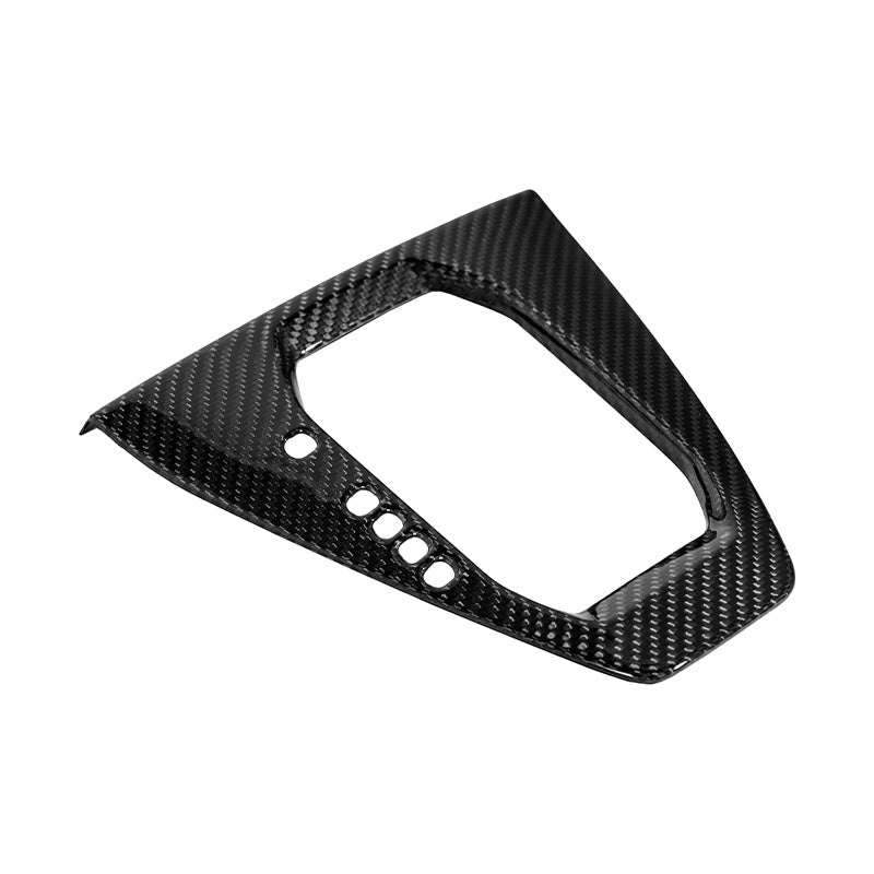 2024-Up Mustang DRY CARBON FIBER Gear Shift Panel Cover image 1