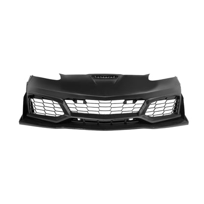 2005-13 Corvette C6 Z06 | C7 ZR1 Style Primed Front Bumper Replacement Cover image 2